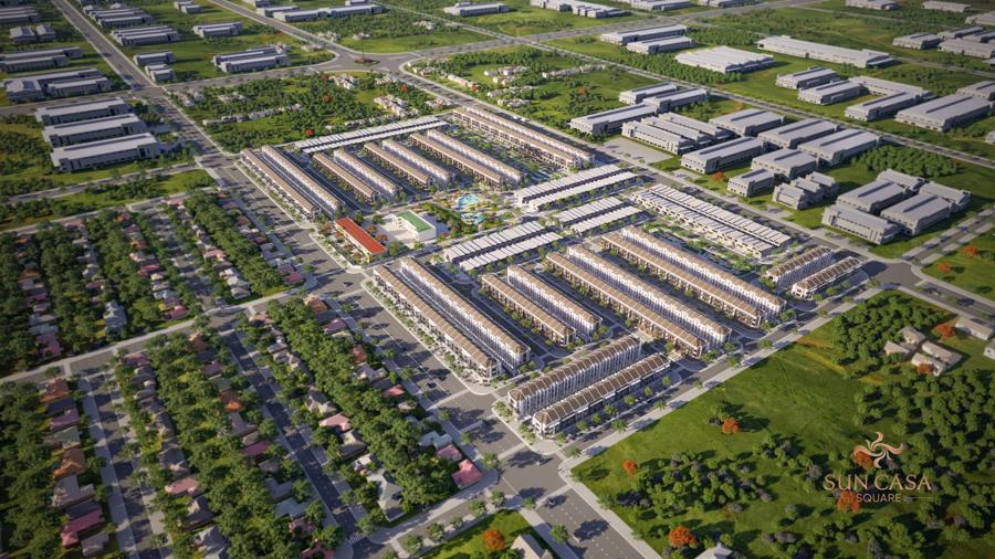 Hình ảnh phối cảnh dự án Sun Casa Square.