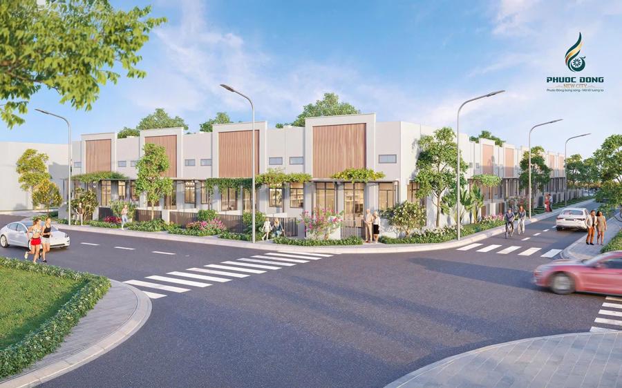 Nhà phố thương mại trong khu công nghiệp đang là mô hình đem lại cơ hội đầu tư sinh lời tốt.