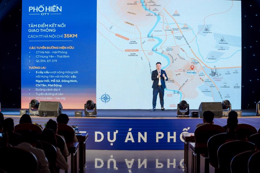 Đại diện Nethomes chia sẻ thông tin về dự án.
