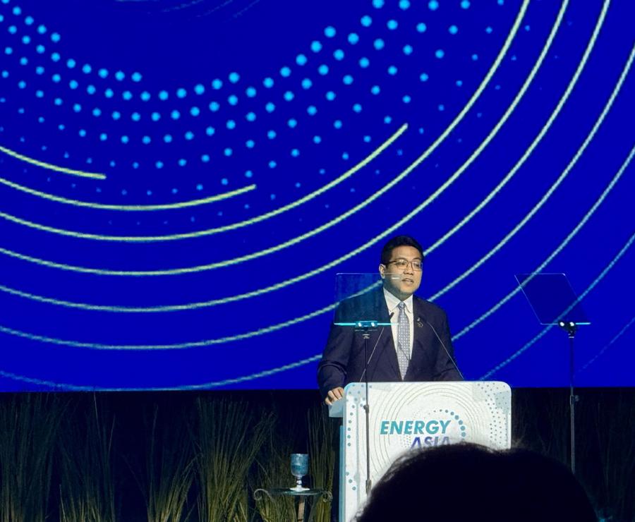 Ông YM Tan Sri Tengku Muhammad Taufik, Chủ tịch kiêm Tổng giám đốc Tập đoàn Petronas phát biểu tại Hội nghị.