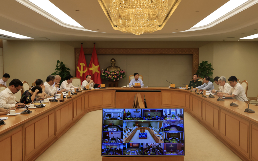 Toàn cảnh cuôc họp - Nguồn: Ảnh: VGP/Minh Khôi.