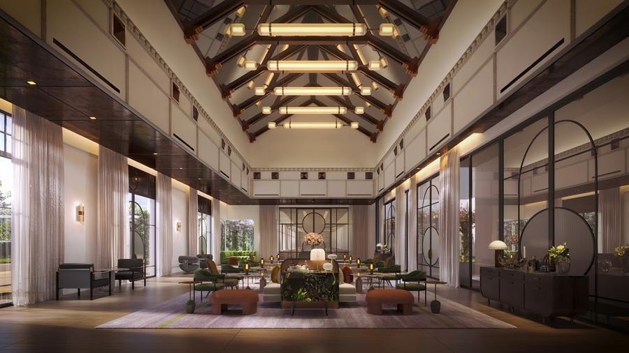 Trung tâm chăm sóc sức khỏe PMC sẽ nằm trong không gian sang trọng của Country Club 5 sao, có quy mô 1,7 ha, tại trung tâm Thanh Xuan Valley. Ảnh: BIM Land.