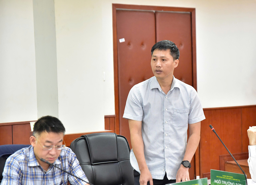 Ông Nguyễn Lê Bình, Phó Chánh Văn phòng Quốc gia về giảm nghèo. Ảnh: Hoài Thơ.