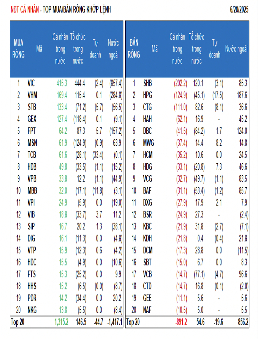 Tranh thủ VN-Index nhúng sâu, cá nhân ồ ạt gom ròng gần 700 tỷ - Ảnh 1