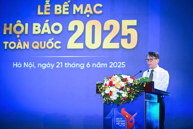 Ông Nguyễn Đức Lợi - Phó Chủ tịch Thường trực Hội Nhà báo Việt Nam, Trưởng ban tổ chức Hội báo toàn quốc 2025.