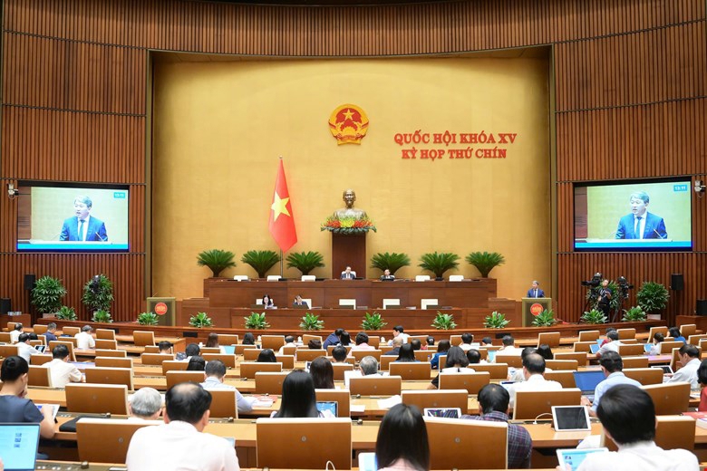 Quốc hội Thảo luận ở hội trường về dự thảo Nghị quyết của Quốc hội về cơ chế xử lý khó khăn, vướng mắc do quy định của pháp luật.