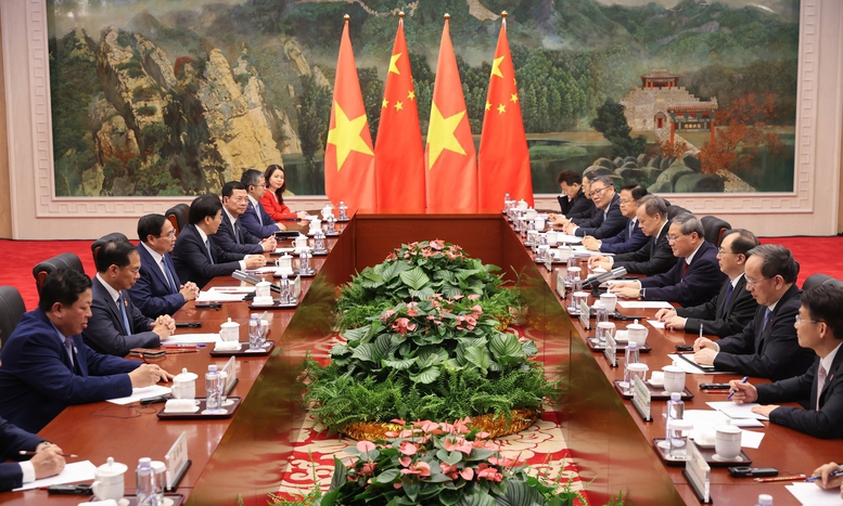 Quang cảnh hội đàm - Ảnh: VGP