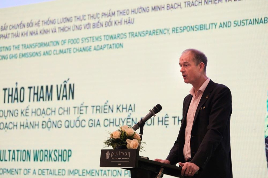 Ông Patrick Haverman: "Giá thực phẩm leo thang, đặc biệt ở các nước thu nhập thấp, khiến hàng triệu người không tiếp cận được chế độ ăn uống lành mạnh".