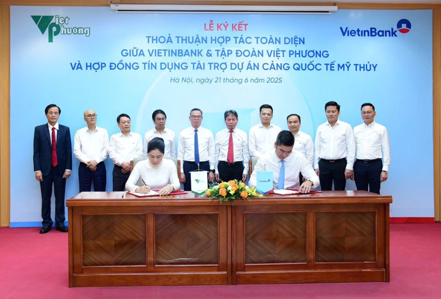 VietinBank v&agrave; Tập đo&agrave;n Việt Phương k&yacute; kết hợp t&aacute;c to&agrave;n diện.