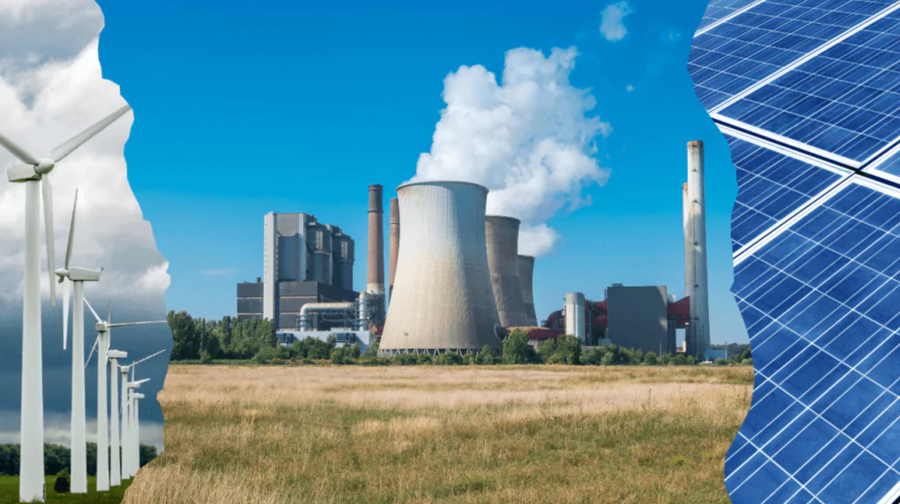 Chiến lược Energiewende của Đức hướng tới giảm phát thải carbon bằng cách chuyển sang các nguồn năng lượng tái tạo chủ yếu là điện gió và điện mặt trời.