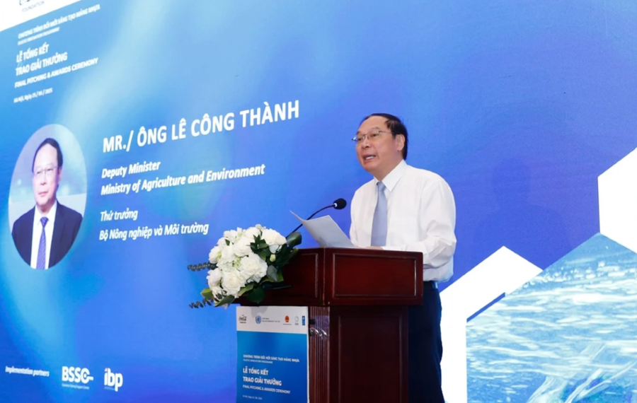 Thứ trưởng Lê Công Thành: "Việt Nam đã và đang tích cực tham gia các cơ chế hợp tác quốc tế về giảm thiểu rác thải nhựa".