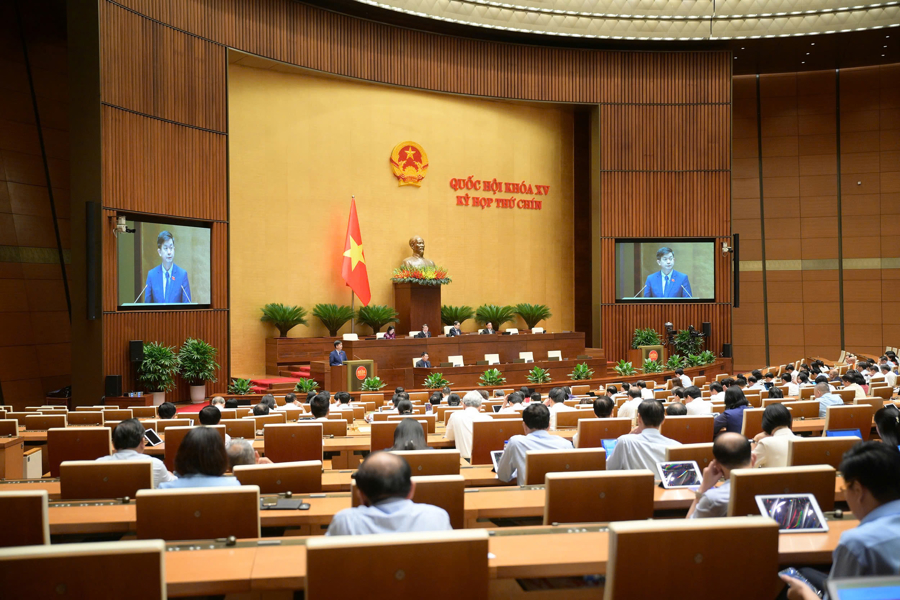 Toàn cảnh phiên họp. Ảnh: Quochoi.vn.