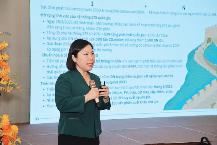 Bà Phạm Thị Ngọc Thủy – Giám đốc Ban Nghiên cứu Phát triển Kinh tế tư nhân (Ban IV)