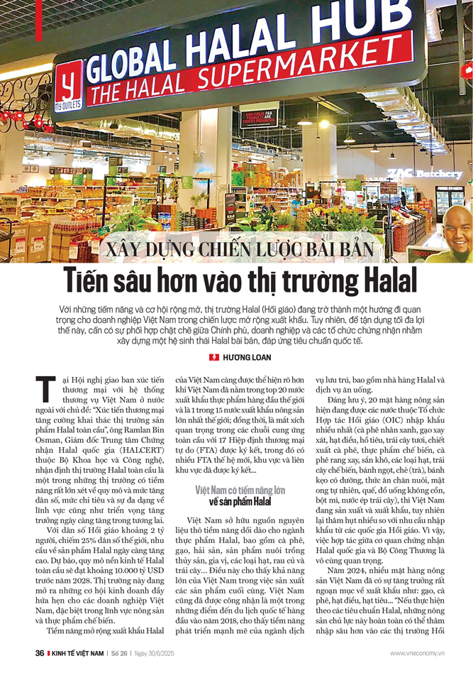 Xây dựng chiến lược bài bản: Tiến sâu hơn vào thị trường Halal - Ảnh 1