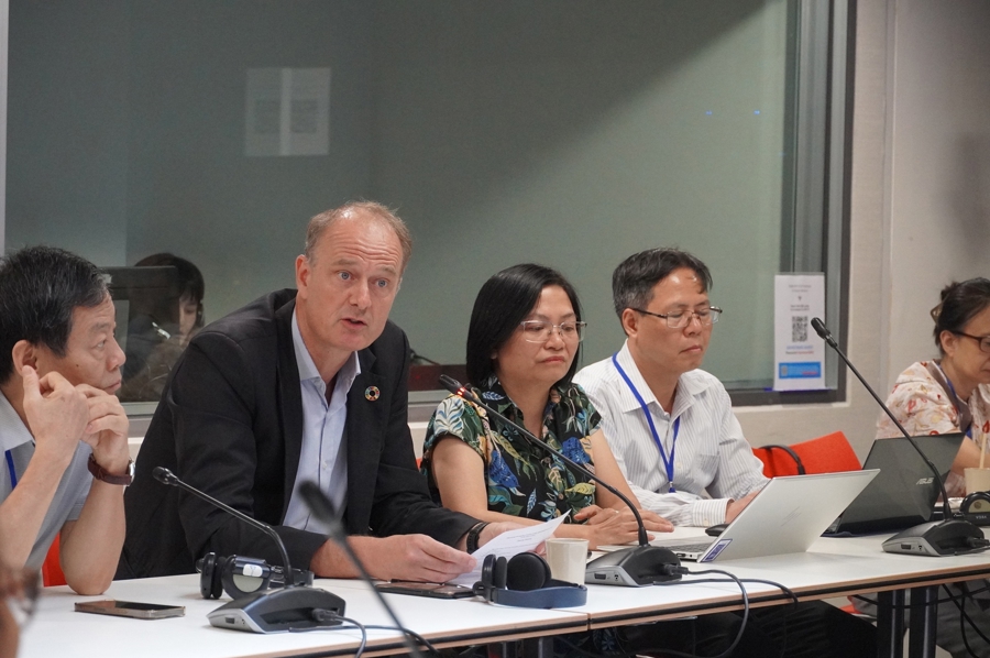 &Ocirc;ng Patrick Haverman, Ph&oacute; Trưởng Đại diện thường tr&uacute; Chương tr&igrave;nh Ph&aacute;t triển Li&ecirc;n hợp quốc (UNDP) tại Việt Nam (thứ hai từ tr&aacute;i sang)