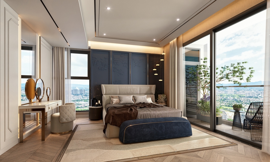 Hệ thống cửa kiacute;nh Double Low E chống tia UV, caacute;ch acirc;m, caacute;ch nhiệt tại The Matrix One Premium.