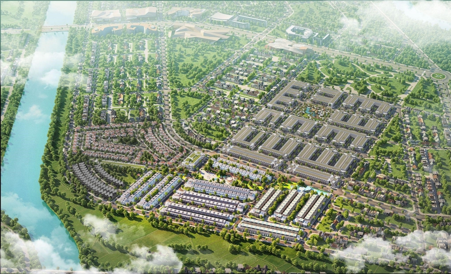 Phối cảnh tổng thể dự &aacute;n KVG Mozzadiso Nha Trang.