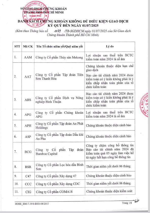 HOSE thêm cổ phiếu VSH vào danh sách chứng khoán bị cắt margin - Ảnh 1