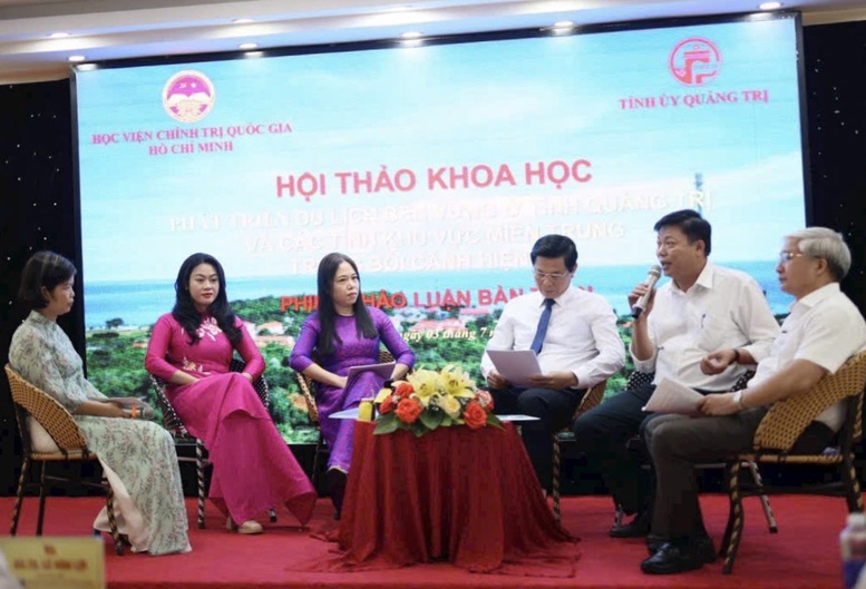 Hội thảo “Phát triển du lịch bền vững ở Quảng Trị và các tỉnh khu vực miền Trung trong bối cảnh hiện nay”.