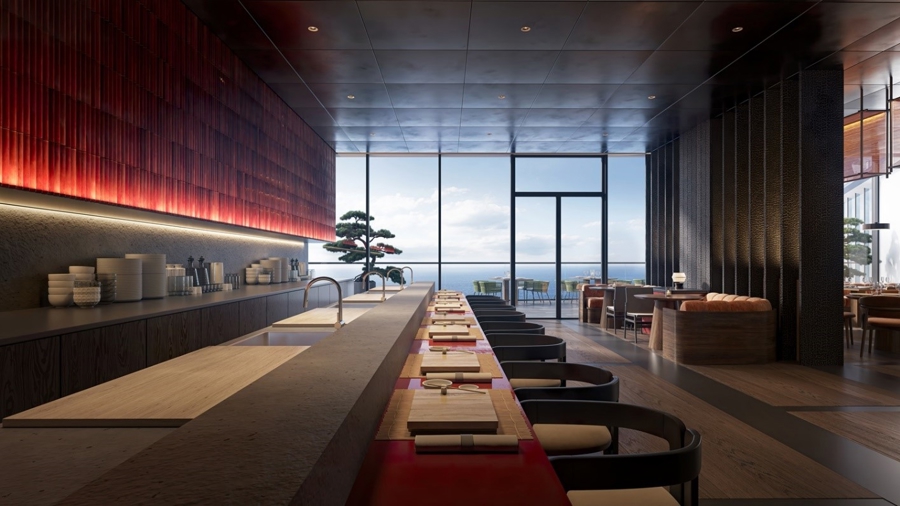 Nobu Danang còn sở hữu nhà hàng Nobu “view” biển cao nhất thế giới, nơi chuẩn mực fine dining được nâng lên tầm biểu tượng.