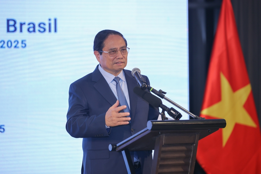 Thủ tướng phát biểu tại Diễn đàn. Ảnh: VGP.