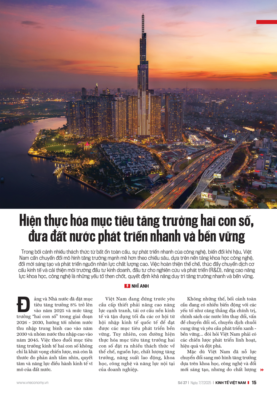 Hiện thực hóa mục tiêu tăng trưởng hai con số, đưa đất nước phát triển nhanh và bền vững - Ảnh 4