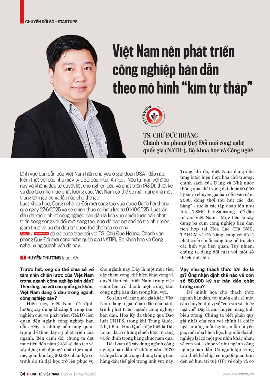 Việt Nam nên phát triển công nghiệp bán dẫn theo mô hình “kim tự tháp” - Ảnh 10
