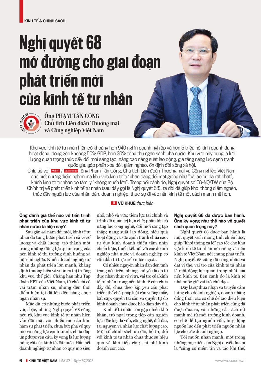 Nghị quyết 68 mở đường cho giai đoạn phát triển mới của kinh tế tư nhân - Ảnh 9
