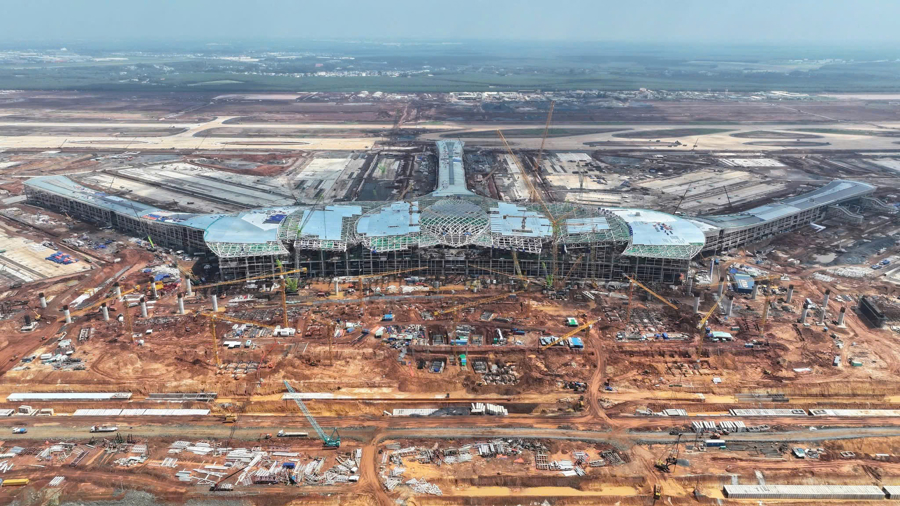 Đại công trường sân bay Long Thành - Ảnh: ACV.