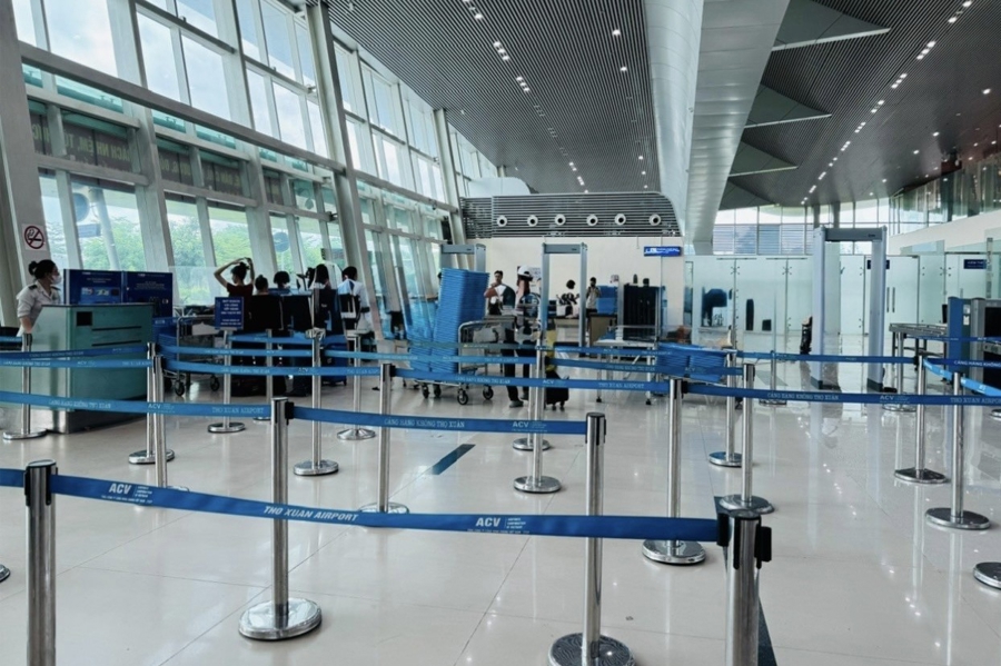 Di chuyển và mở rộng khu vực kiểm soát an ninh soi chiếu