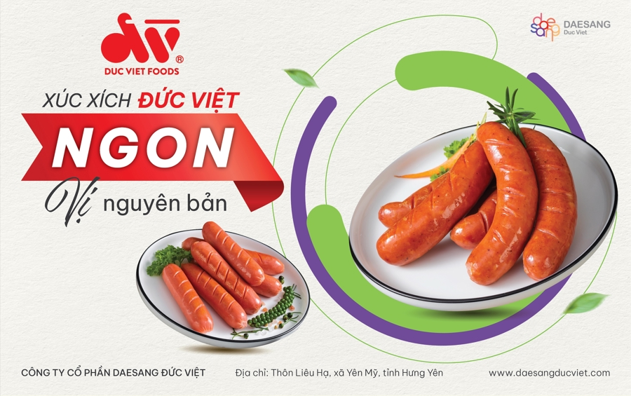 Daesang Đức Việt: 25 năm tiên phong nguyên bản xúc xích Đức - Ảnh 1