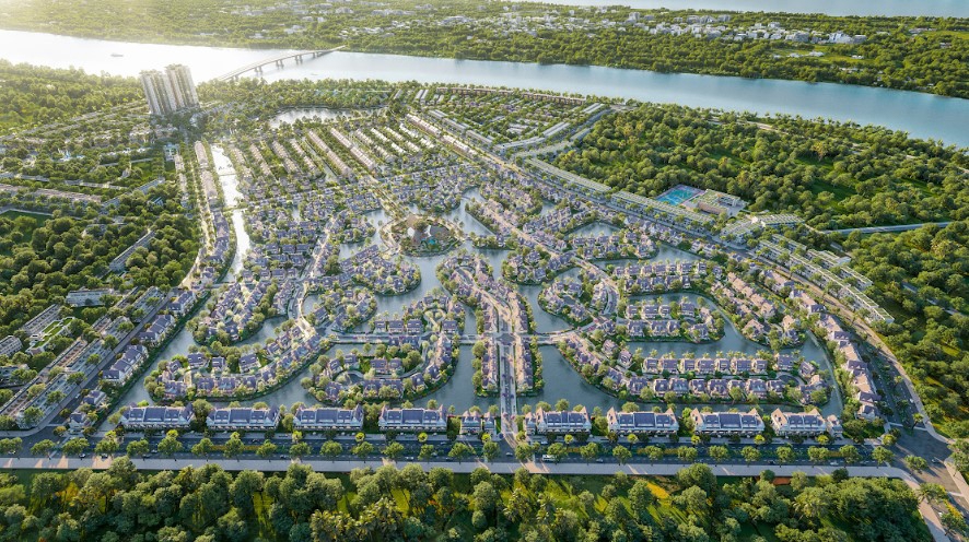 Đảo châu Âu rộng 33ha là phân khu đắt giá nhất Eco Central Park.