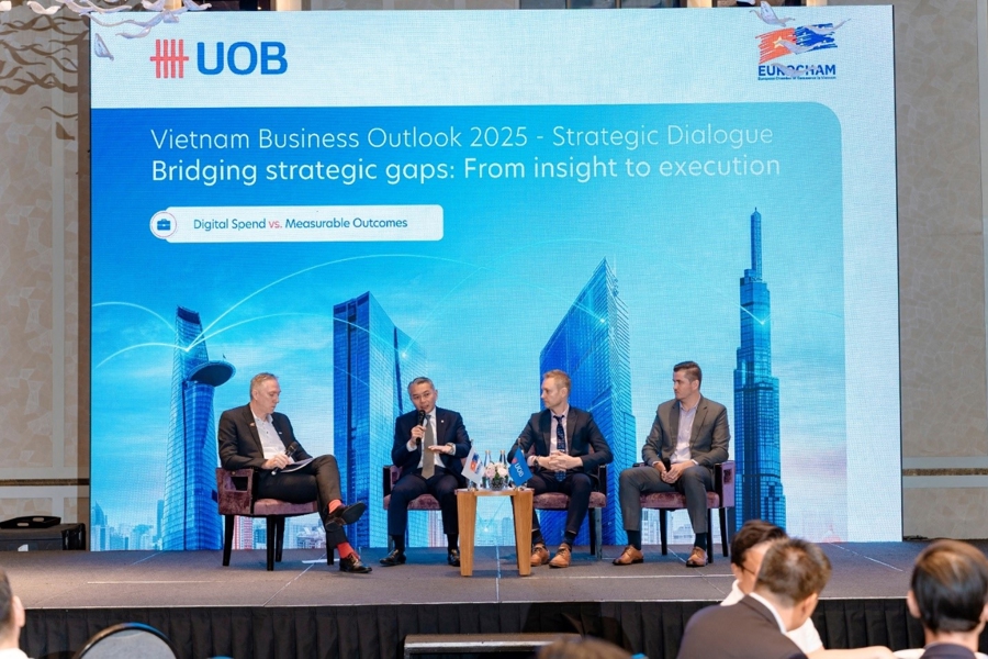 Hội nghị “Triển vọng Kinh doanh Việt Nam 2025: Năng lực thích ứng trong kỷ nguyên bất định”, do UOB Việt Nam và EuroCham đồng tổ chức.