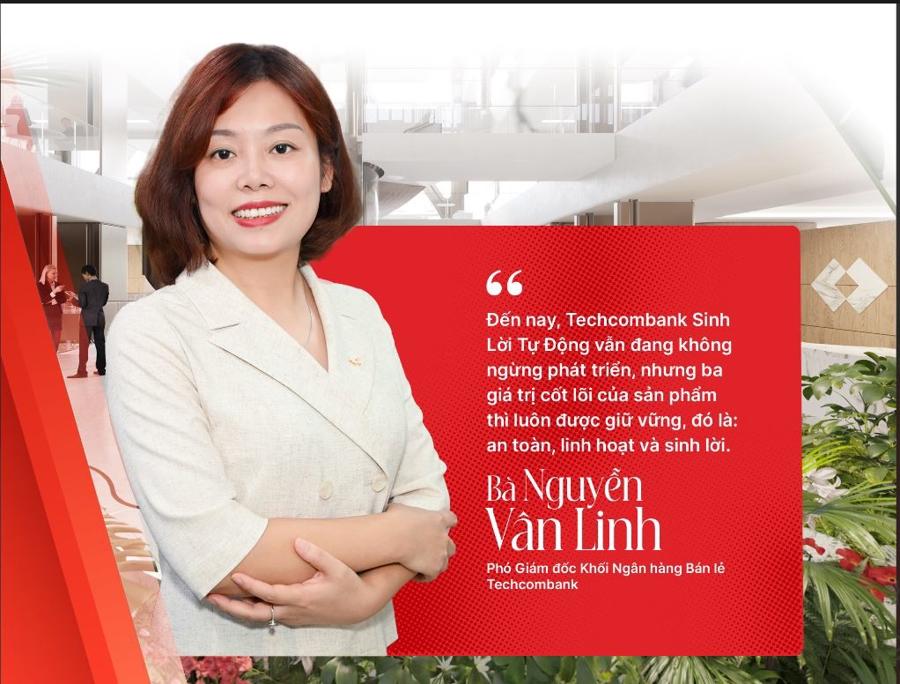 B&agrave; Nguyễn V&acirc;n Linh- Ph&oacute; Gi&aacute;m đốc Khối Ng&acirc;n h&agrave;ng B&aacute;n lẻ Techcombank.