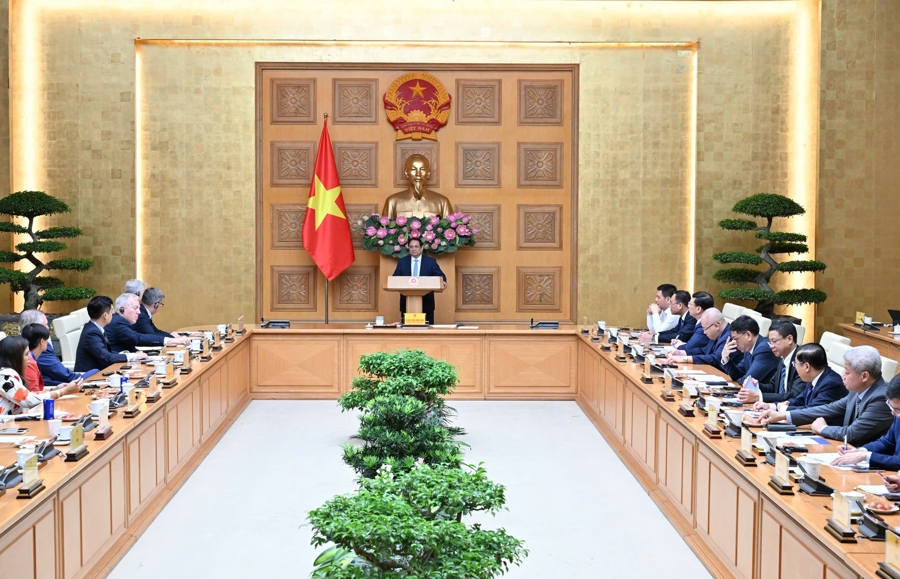 Quang cảnh cuộc làm việc - Ảnh: VGP
