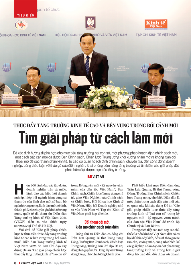 Thúc đẩy tăng trưởng kinh tế cao và bền vững trong bối cảnh mới: Tìm giải pháp từ cách làm mới - Ảnh 10