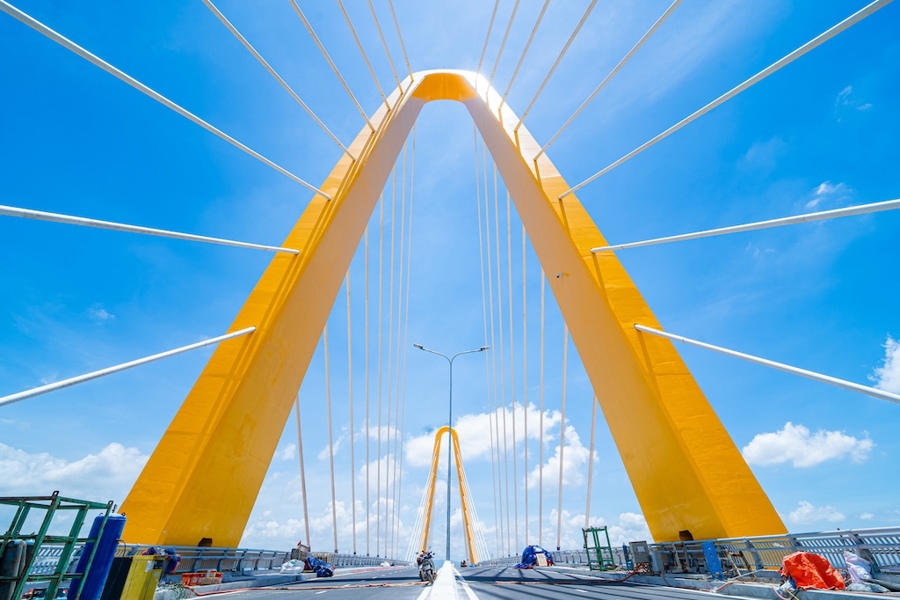 Cận cảnh cầu Hoàng Gia trước “giờ G”: Biểu tượng mới “vẽ lại” trung tâm Hải Phòng sau sáp nhập - Ảnh 3
