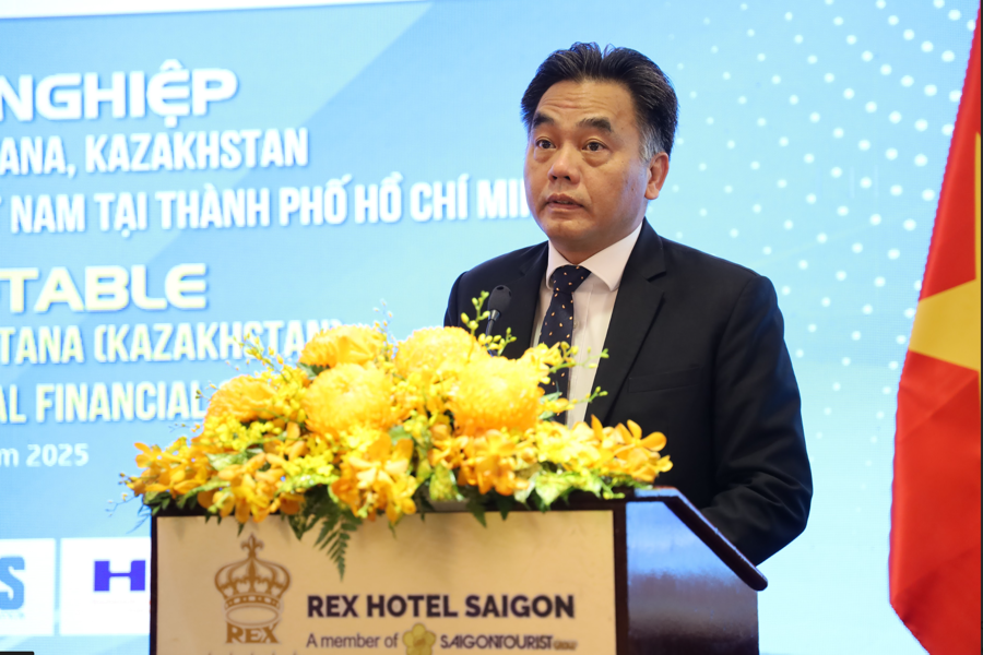 Phó Chủ tịch Ủy ban nhân dân TP.HCM Nguyễn Lộc Hà phát biểu tại sự kiện - Ảnh: Cổng thông tin điện tử TP.HCM.