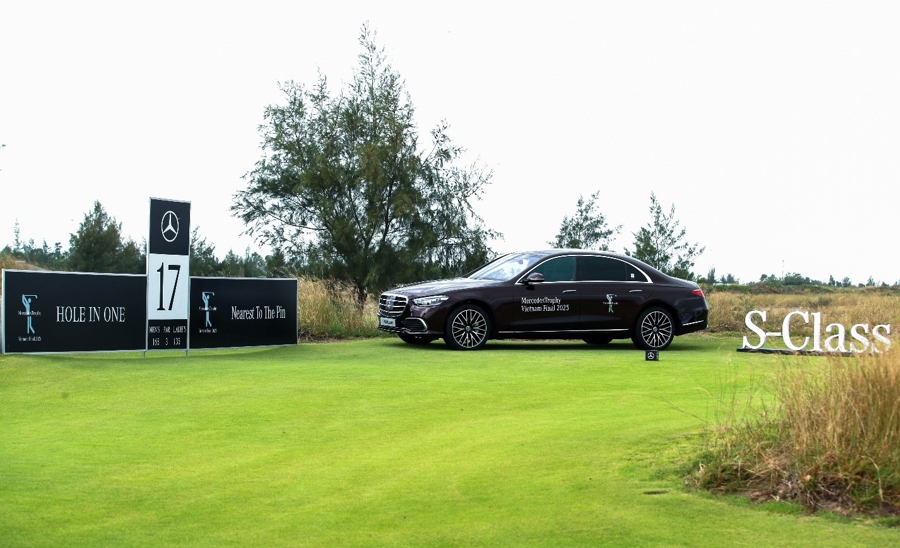 S 450 Luxury xuất hiện tại sự kiện Chung kết MercedesTrophy Việt Nam 2025.