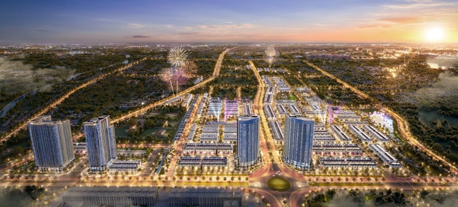 Phân khu Vinh Quang dự án Hoang Huy New City có vùng giá hấp dẫn.