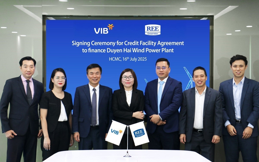 VIB tài trợ vốn cho dự án điện gió của REE, góp phần thúc đẩy năng lượng xanh tại Vĩnh Long - Ảnh 2