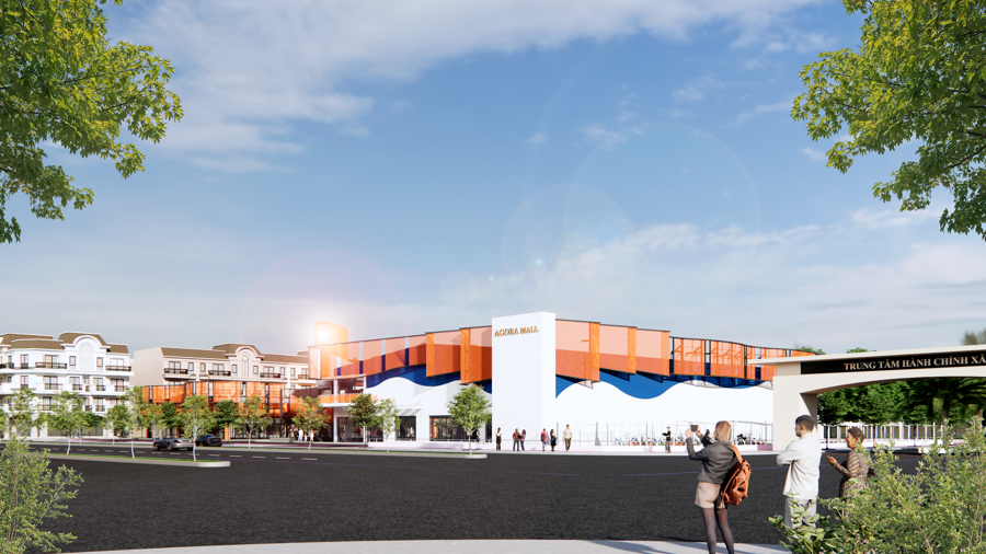 Phối cảnh Trung tâm thương mại Agora Mall quy mô 5.800m2.
