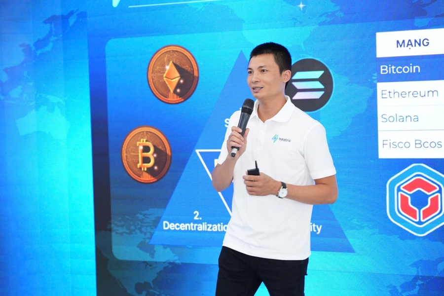 Ông Đỗ Văn Thuật, Giám đốc Giải pháp và Kiến trúc Blockchain của 1Matrix