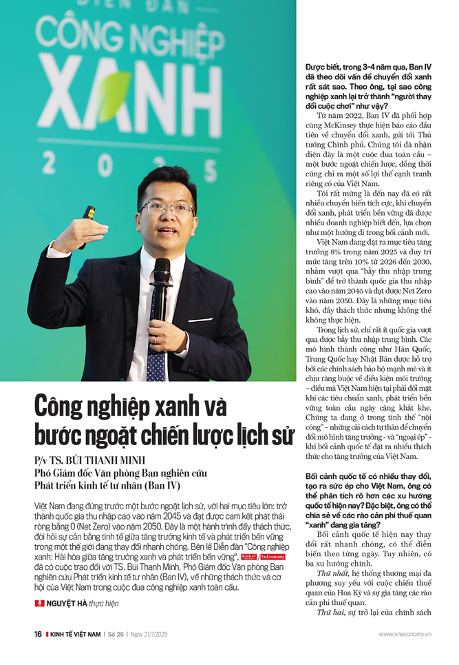 Công nghiệp xanh và bước ngoặt chiến lược lịch sử - Ảnh 10