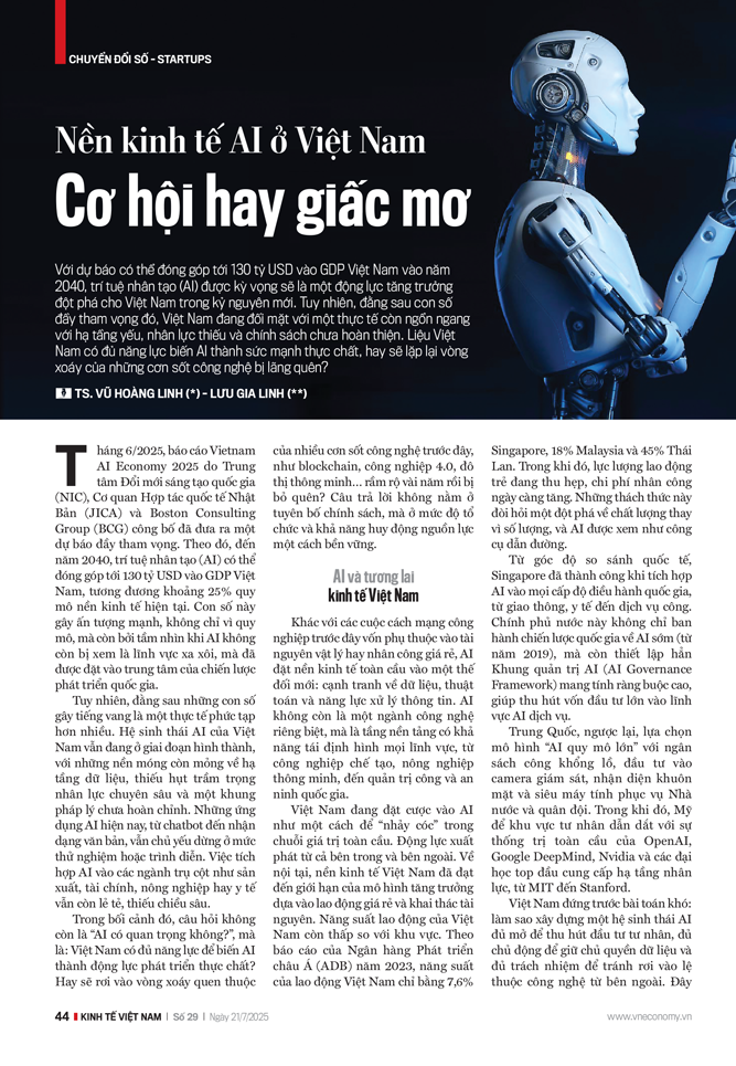 Nền kinh tế AI ở Việt Nam: Cơ hội hay giấc mơ - Ảnh 4