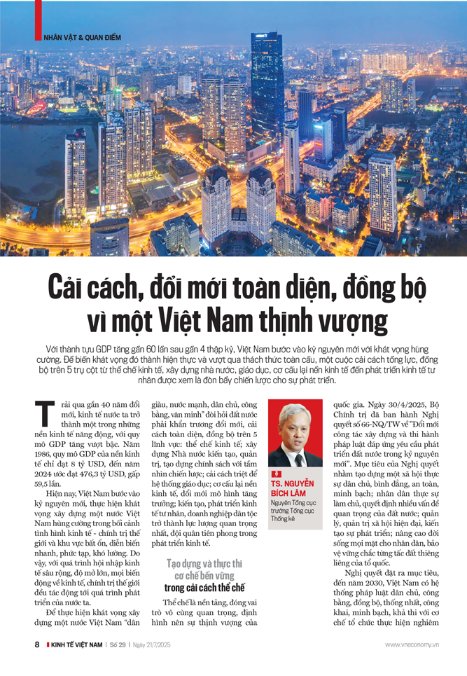 Cải cách, đổi mới toàn diện, đồng bộ vì một Việt Nam thịnh vượng - Ảnh 11