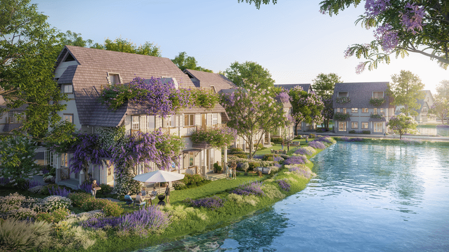 Cụm đảo lấy cảm hứng từ hoa Violet.