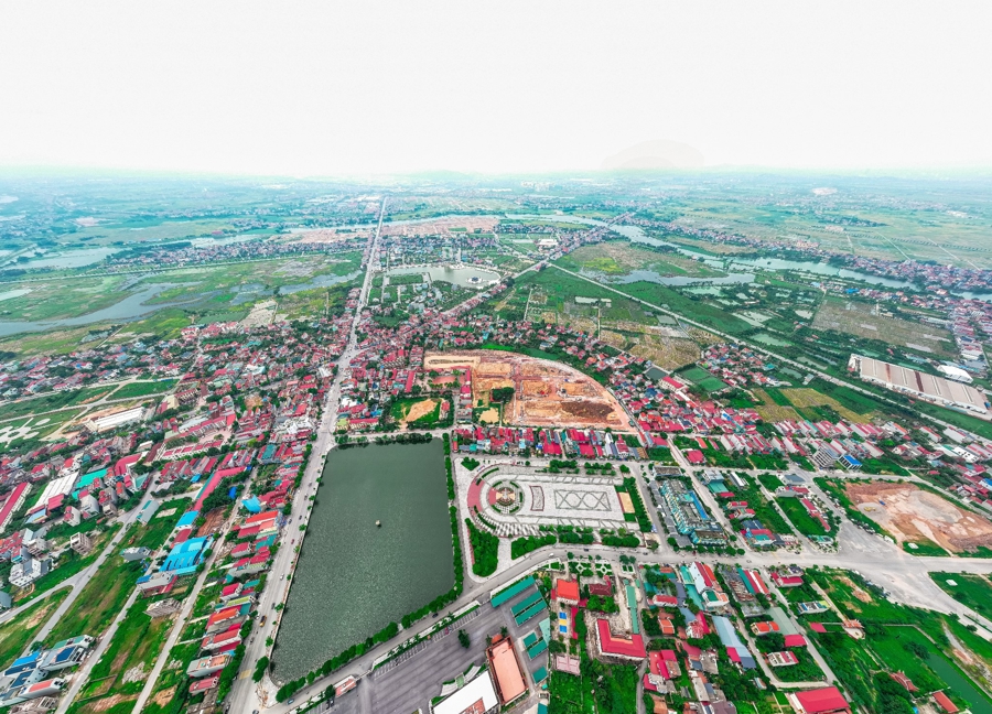 Một góc phường Việt Yên sau sáp nhập hành chính.