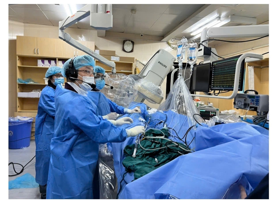 Ca can thiệp triệt đốt rung nhĩ bằng nhiệt lạnh - Cryoablation. 