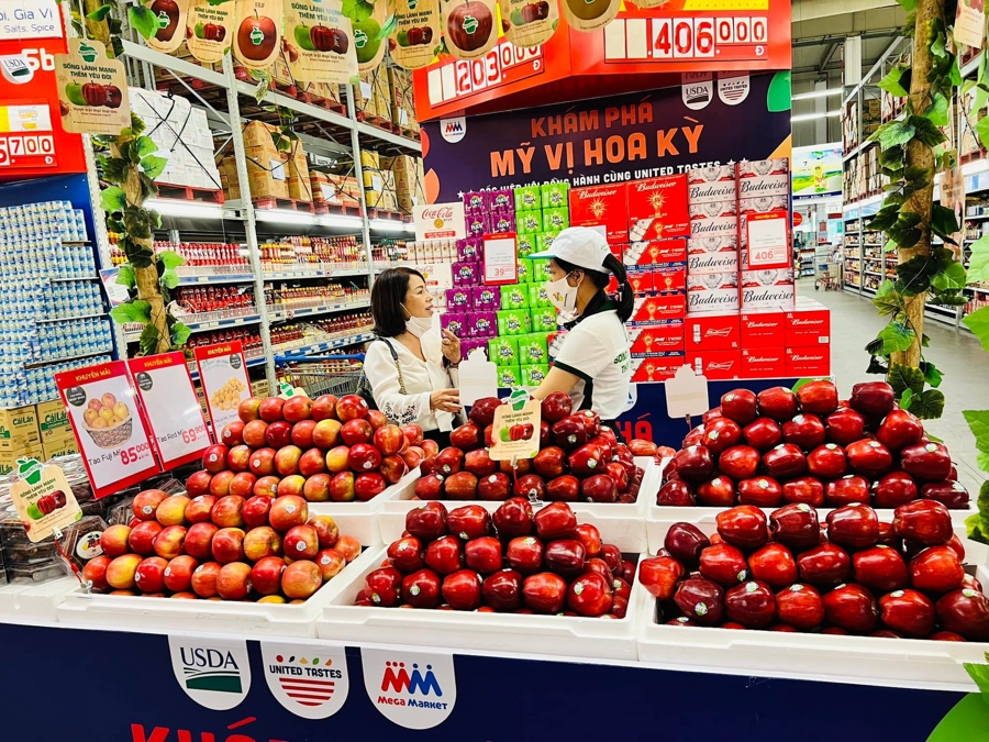 Trái cây Mỹ xuất hiện nhiều tại thị trường Việt - Ảnh 7